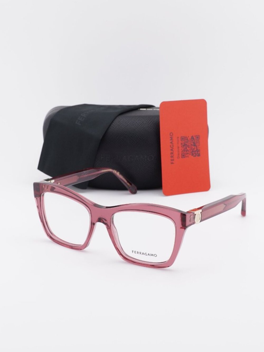 Salvatore Ferragamo SF3022 655 Cat Eye Eyeglasses 53mm – Wine